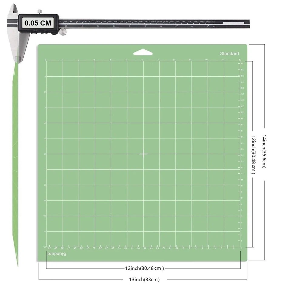 Green Standard Adhesive Vinyl Cutter Mat factory